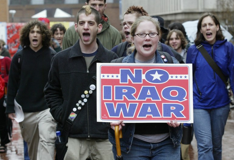 Iraq war protest