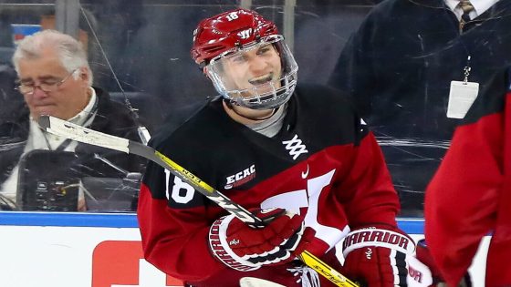 Inside Adam Fox’s time at Harvard: Bleached hair, rollerblades and on-ice dominance