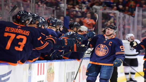 Connor McDavid becomes fourth player in NHL history to nab 100 assists in a season