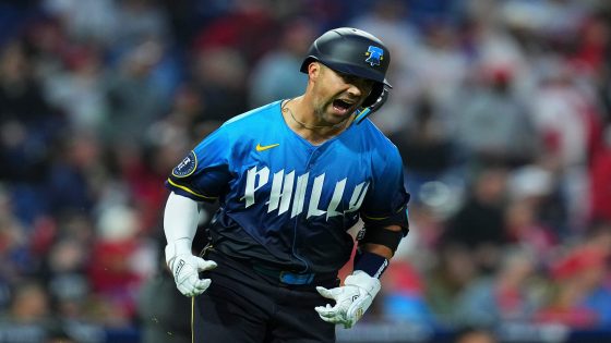 Adjusting to life with Phillies, Whit Merrifield changes his swing — and song — and finds a hit