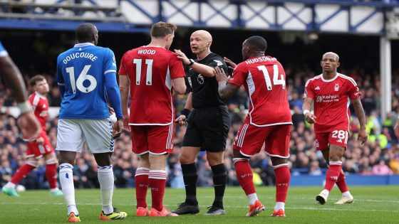 Nottingham Forest told they should have had penalty against Everton