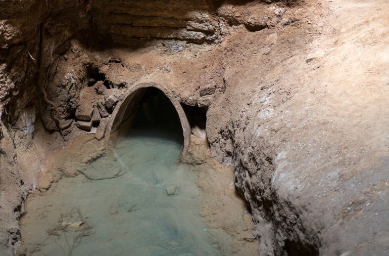 SHAFIABAD, SHAHDAD, KERMAN, IRAN - 2017/04/22: A qanat, or underground water channel, in Shafiabad village near Kerman in Iran. Qanats have been used to supply water in Iran since the 1st millennium BC. (Photo by Leisa Tyler/LightRocket via Getty Images)