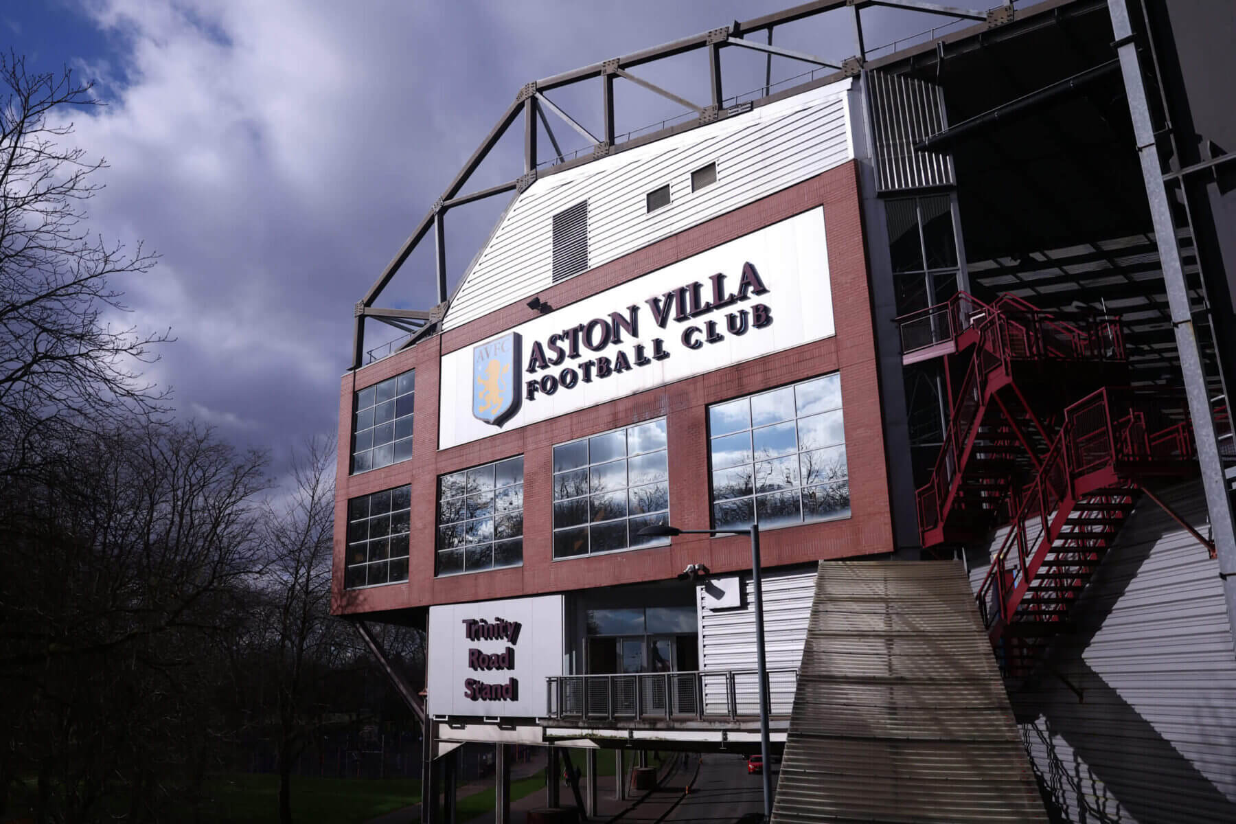 Villa's previous crest, as seen on their Villa Park stadium (Getty Images)