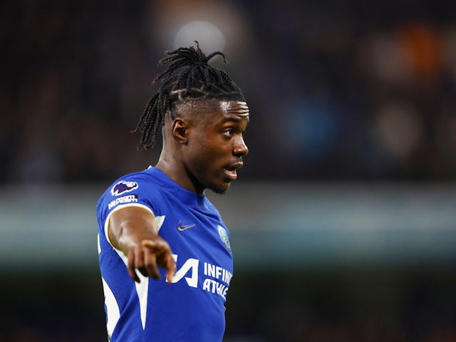 Romeo Lavia in action for Chelsea on December 27, 2023