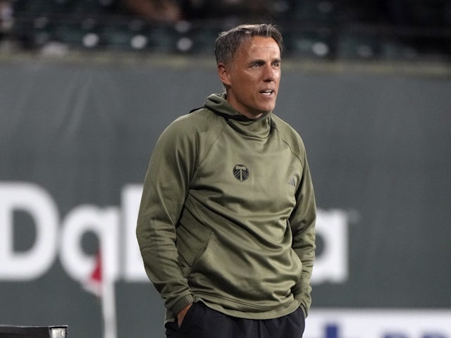 Portland Timbers head coach Phil Neville looks on on February 25, 2024