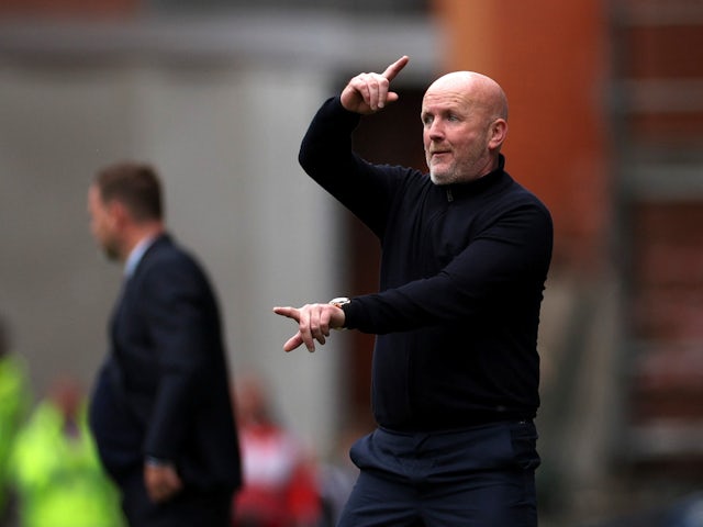 Livingston manager David Martindale on August 12, 2023