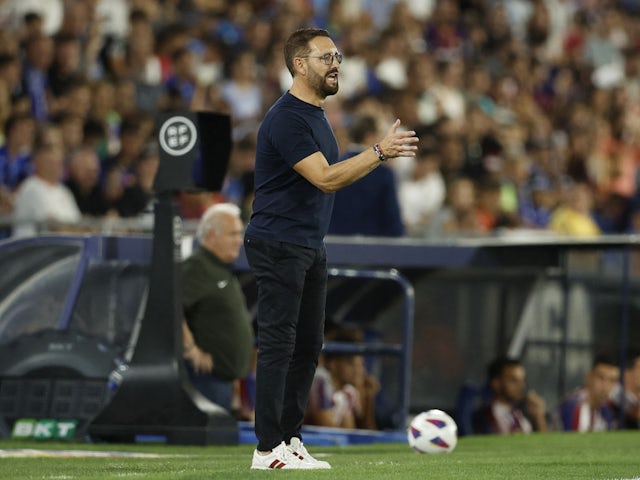 Getafe coach Jose Bordalas on August 13, 2023