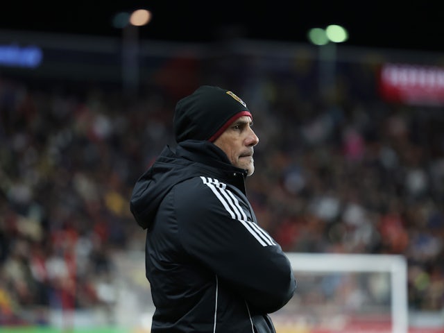 Real Salt Lake head coach Pablo Mastroeni looks on on March 10, 2024