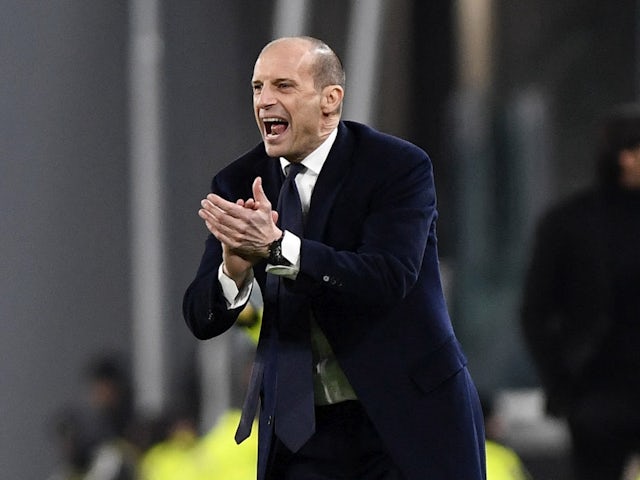 Juventus coach Massimiliano Allegri on February 12, 2024