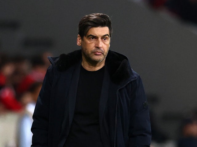 Lille coach Paulo Fonseca on April 18, 2024