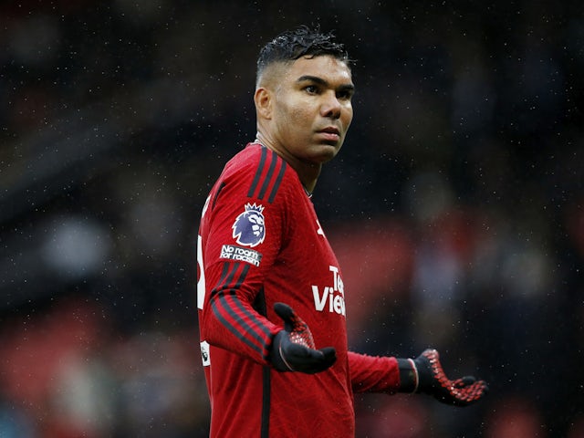 Manchester United midfielder Casemiro on September 30, 2023