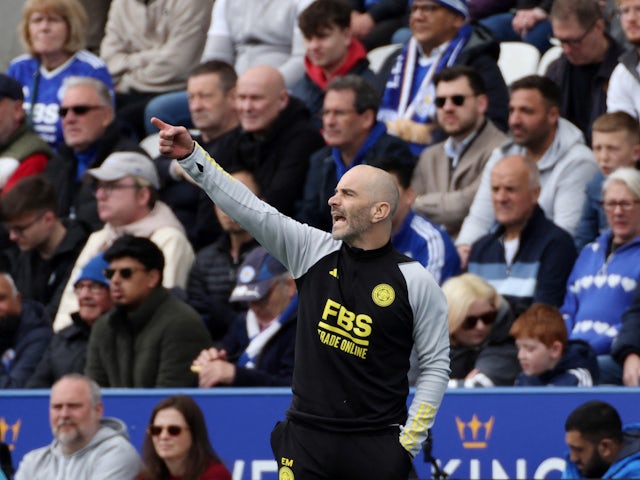 Leicester City's manager Enzo Maresca on April 20, 2024