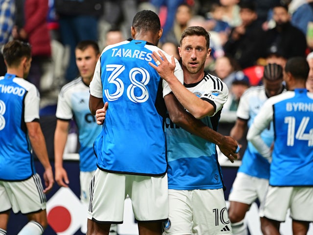 Charlotte FC forward Iuri Tavares (38) celebrates after scoring a goal on March 3, 2024