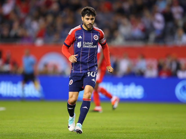 New England Revolution midfielder Carles Gil