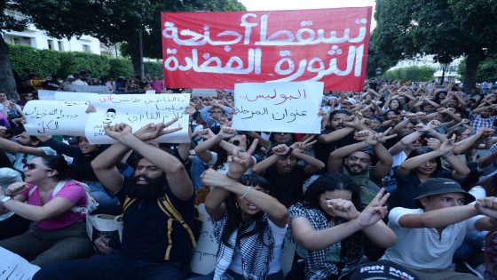 ‘Down with dictatorship’: Tunisians rally against gov’t crackdown on media | Media News