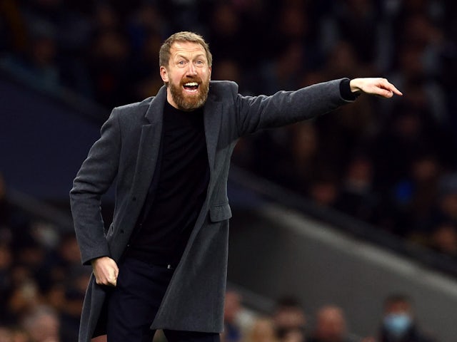 Brighton & Hove Albion manager Graham Potter on February 5, 2022