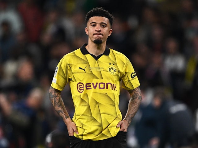 Borussia Dortmund's Jadon Sancho on June 1, 2024