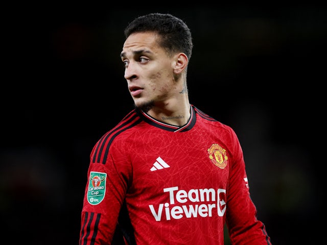 Manchester United forward Antony on November 1, 2023