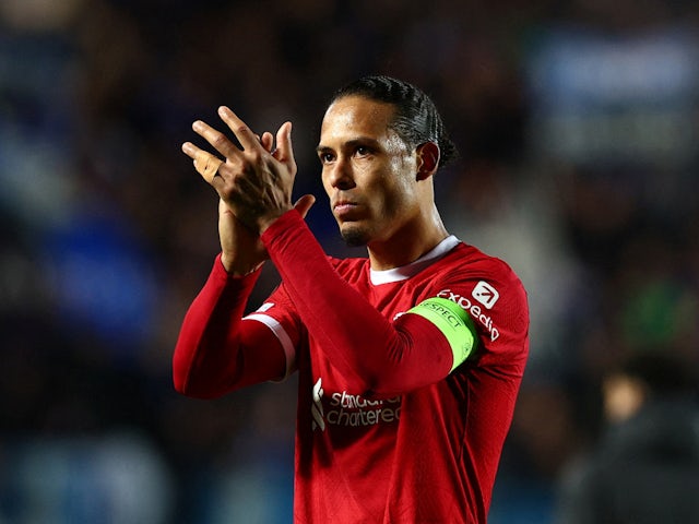Liverpool captain Virgil van Dijk pictured on April 18, 2024