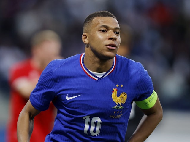 France's Kylian Mbappe in action on June 5, 2024