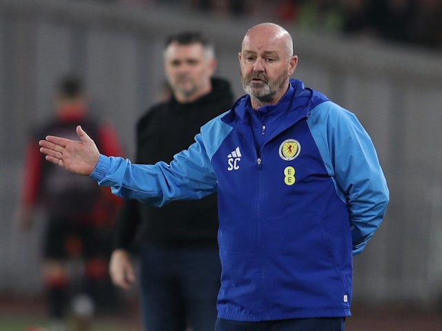 Scotland manager Steve Clarke reacts on November 16, 2023