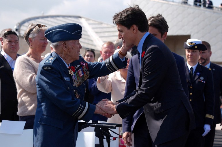 Canada's Trudeau in France