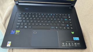 Keyboad of the Triton 17 X