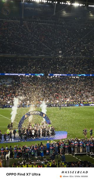 Oppo Find X7 Ultra sample photos – at UEFA Champions League 2024 final