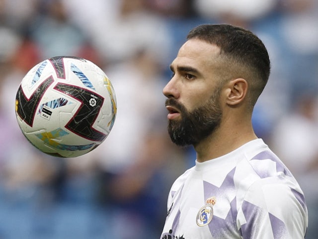 Real Madrid defender Dani Carvajal pictured on October 16, 2022