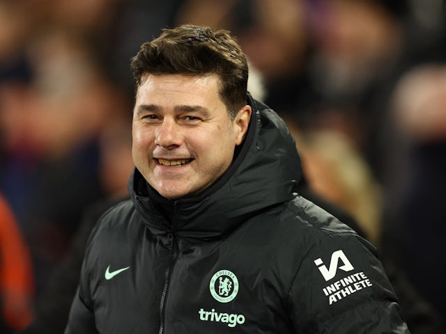 Chelsea manager Mauricio Pochettino on February 12, 2024