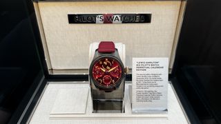 A watch designed by IWC and Mercedes F1
