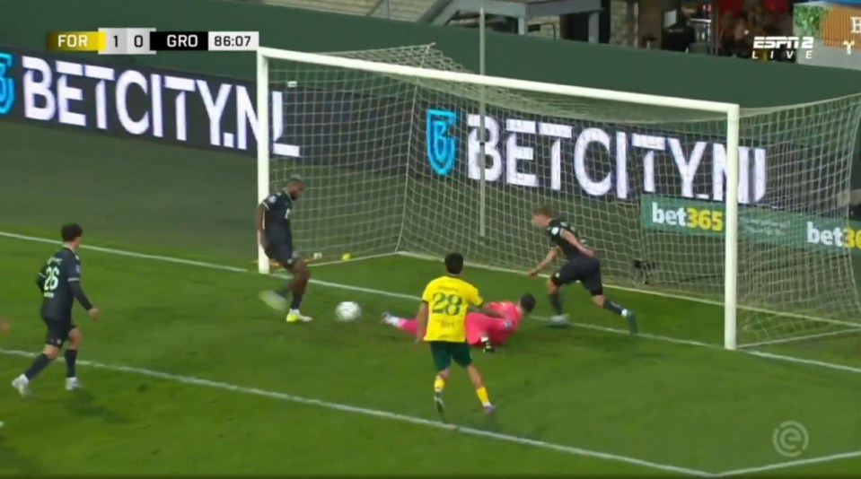 Former Villa man Leandro Bacuna was left red-faced after blasting the ball into his own net from two yards out