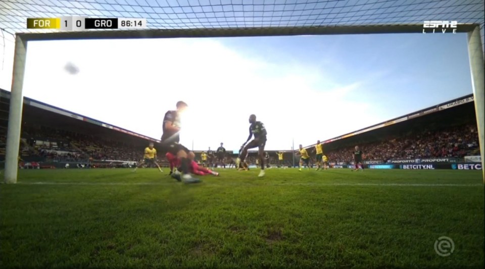 The decisive error saw his Dutch side Groningen lose 1-0