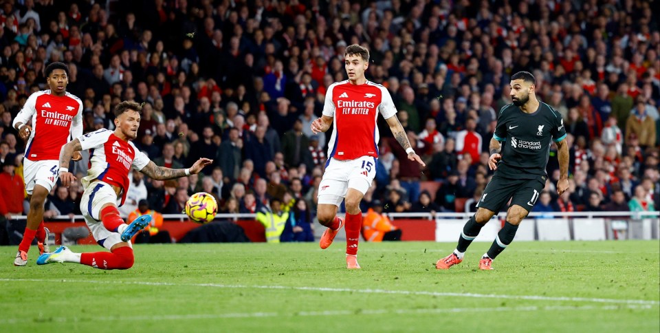 Mo Salah tucked home Liverpool's equaliser late on