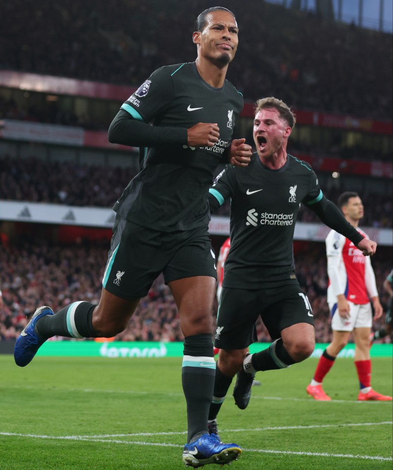 Liverpool trailed for just nine minutes as they silenced the Emirates