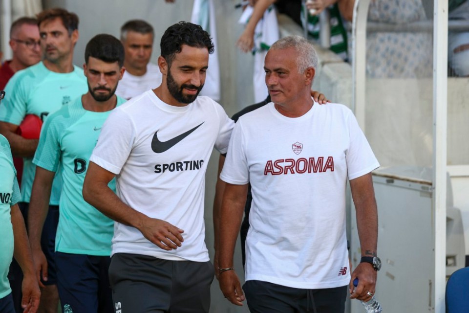 Amorim and Mourinho have since become firm friends in the game