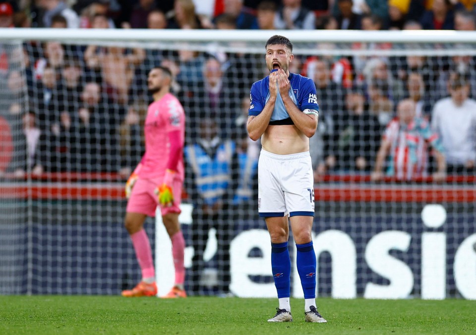 Ipswich could not believe they lost the match right at the end