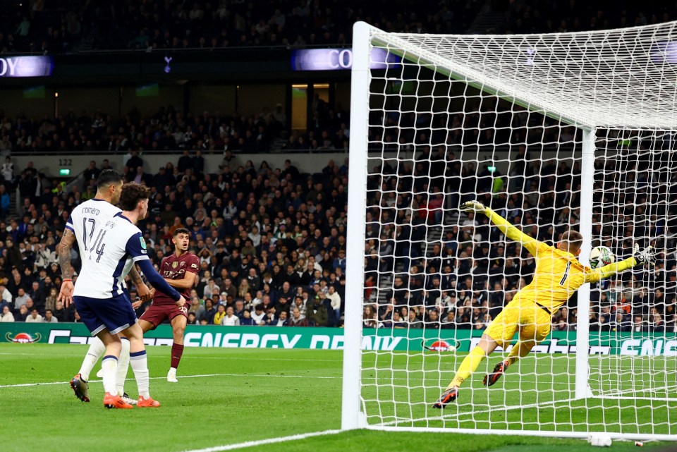 Matheus Nunes pulled one back for Manchester City before half-time