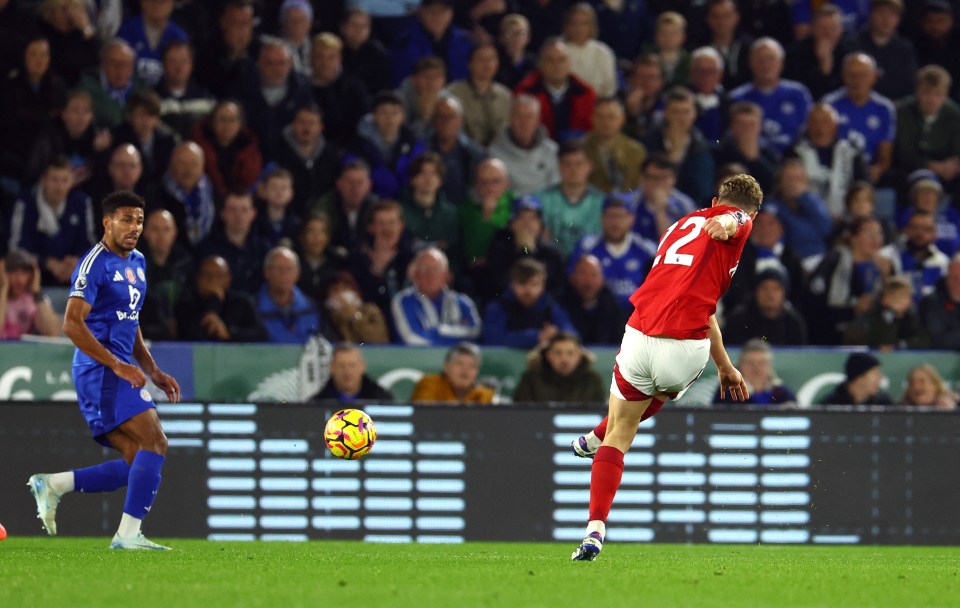 Ryan Yates drilled the opener for Forest on 16 minutes