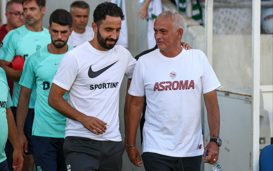 Amorim once worked an internship under Jose Mourinho at Manchester United in 2018