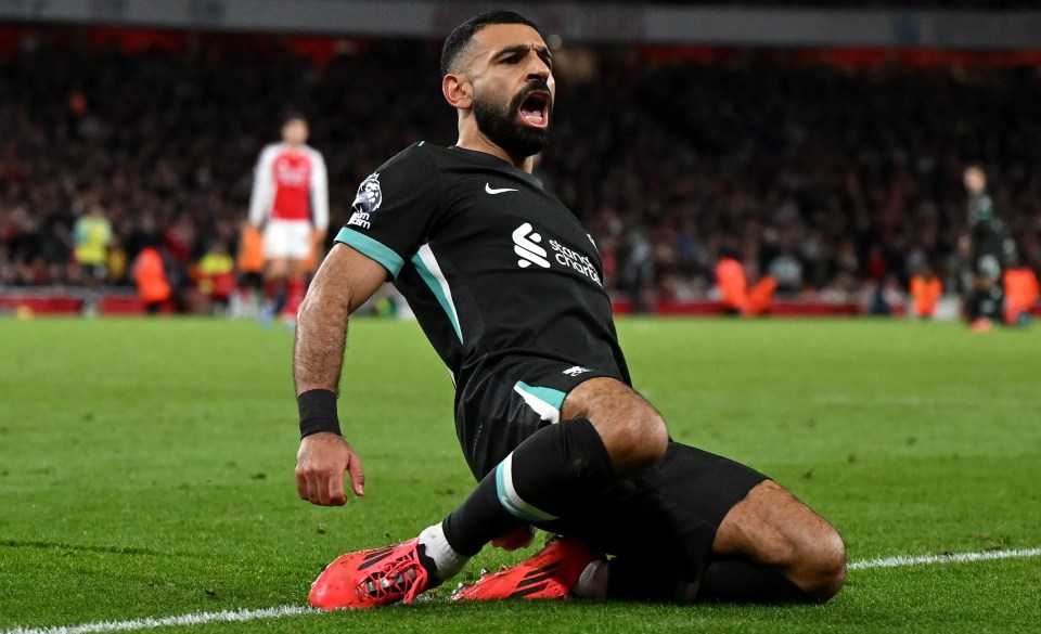 It is a huge goal in the title race as Liverpool maintain a four-point lead over Arsenal
