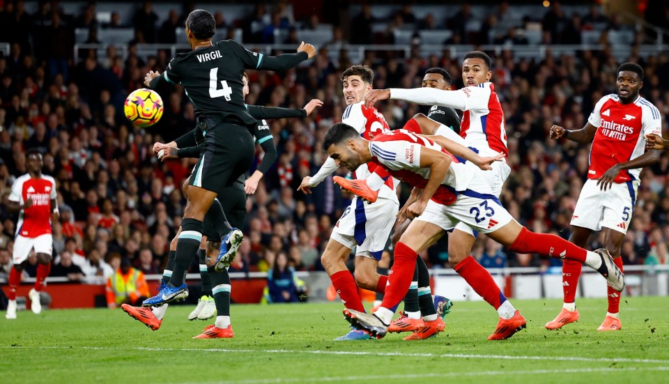 The Spaniard powered a brilliant header into the back of the net