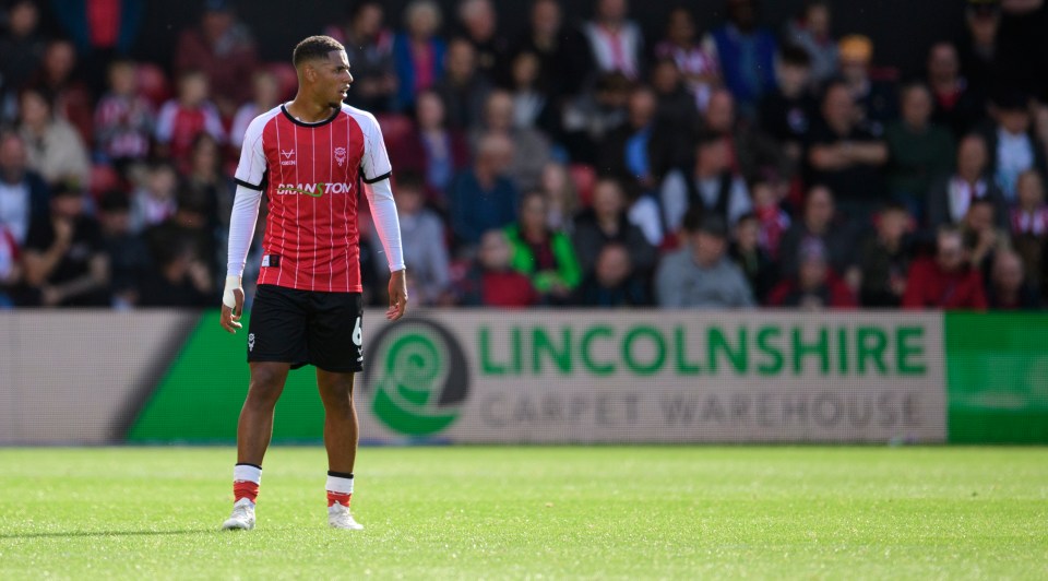 Ethan Erhahon is the players' player of the year at Lincoln  CREDIT: Chris Vaughan