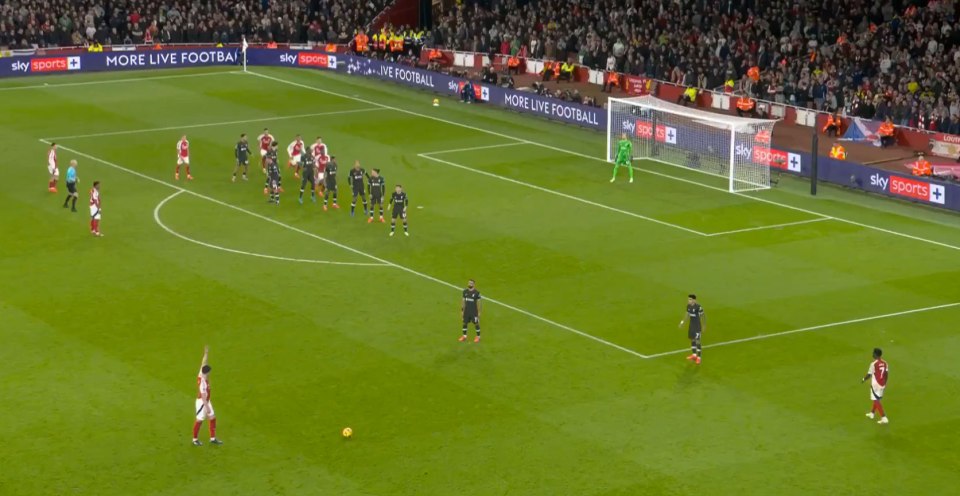 Declan Rice swung in a sumptuous free-kick