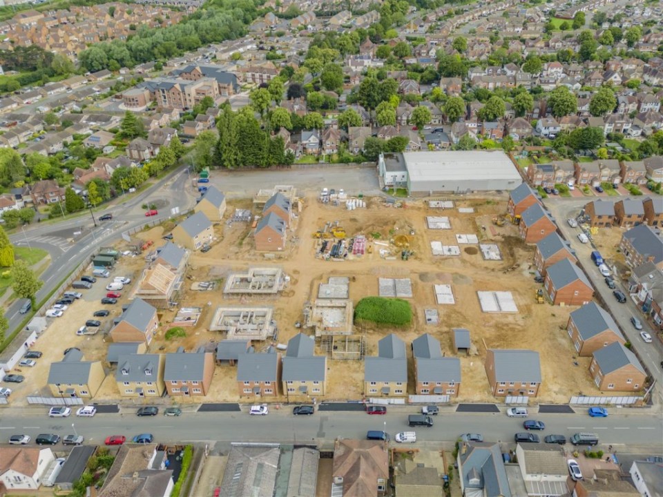 The ground is being turned into a housing estate since its demolition