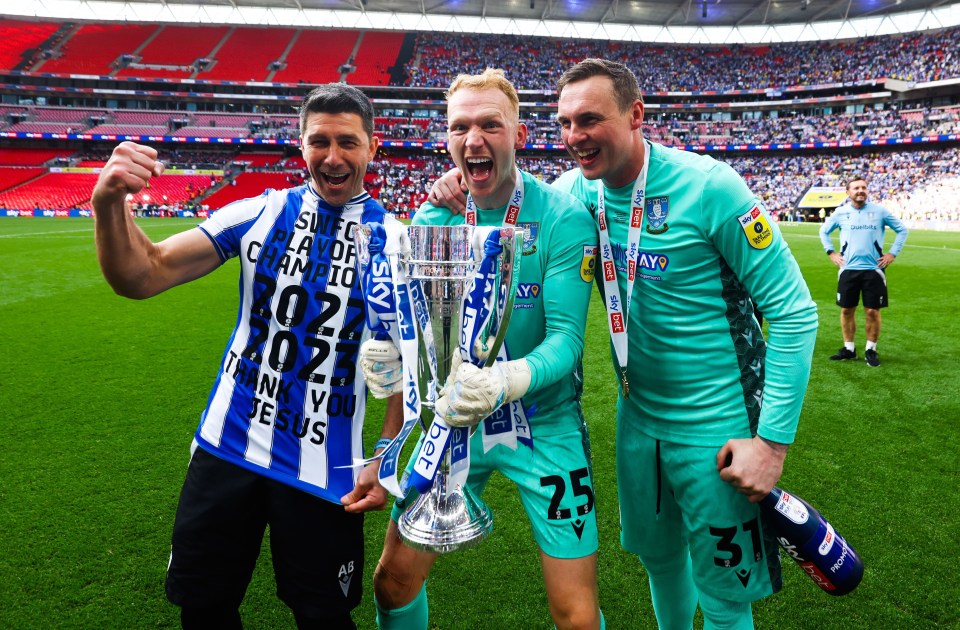 Stockdale was promoted to the Championship with Sheffield Wednesday in 2023