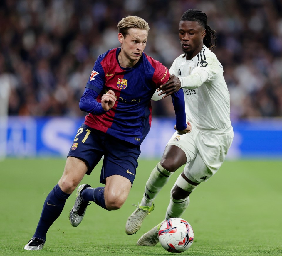 Frenkie de Jong has reiterated his desire to stay at Barcelona for now