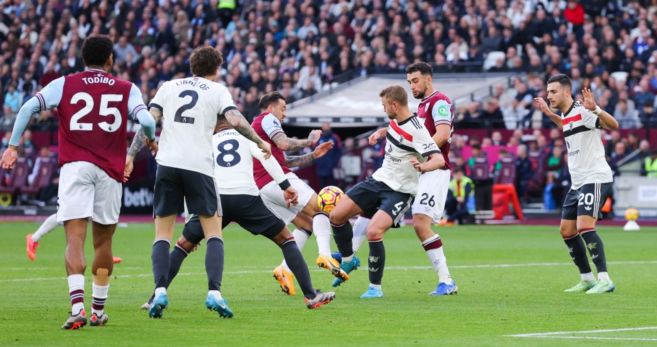 Matthijs de Ligt's collision with Danny Ings handed West Ham a penalty