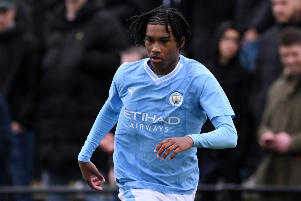 Reigan Heskey scored a screamer for Man City's youngsters in the EFL Trophy