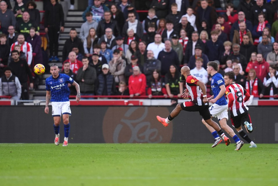 Mbeumo had the final say as his cross went all the way in